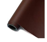 Tissu Cuir Tissu en Simili Cuir Souple, pour ameublement, canapé, chaises, Sacs- Vendu au mètre(Chocolate,1.6X1m)