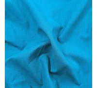 Tissu d'ameublement coton uni 150 g/m² JEKYLL laize 150 cm bleu Hawaï