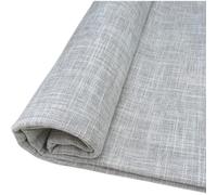 Tissu d'ameublement épais pour chaise, tissu épais de type lin pour réparation de siège de canapé (beige blanc, (150 x 100 cm))