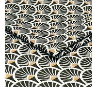 Tissu d'ameublement - Motif géométrique - Vendu au mètre - 0,5 m - Tissu pour chaises ou banquette d'angle - ETNA 03