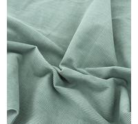 Tissu d'ameublement velours côtelé laize 140 cm STARSKY bleu Lagon