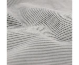 Tissu d'ameublement velours côtelé laize 140 cm STARSKY gris Perle