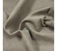 Tissu d'ameublement velours côtelé laize 140 cm STARSKY gris Taupe