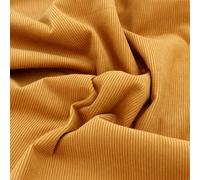 Tissu d'ameublement velours côtelé laize 140 cm STARSKY jaune Massala