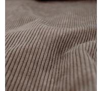 Linnea Tissu Velours côtelé Polyester uni Starsky Marron Ficelle