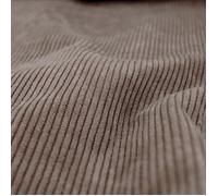 Linnea Tissu Velours côtelé Polyester uni Starsky Marron Ficelle