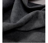 Linnea Tissu d'ameublemt laize 140 cm Velours Starsky Noir