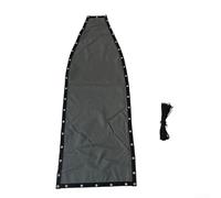 Tissu de base de siège de rechange pour balancelle suspendue en textilène, conçu pour la stabilité et le confort, compatible avec différentes tailles de balancelle (1 pièce sans poches)