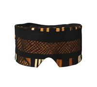 Tissu de boue africain imprimé tribal pour la sieste, le voyage, le yoga, les yeux, le voyage, le bureau, la sieste, l'avion