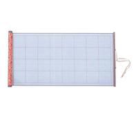 Tissu de Calligraphie à L'eau pour Débutants, Grille Rouge Brocart | Pratique sans Encre, Guide de Grille pour Traits, Outil Portable pour Cours de Calligraphie et Art