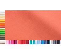 Tissu de côtes jersey XXL au mètre|double : 75cm de largeur|simple : 150cm de largeur|couleur : 19 Rose saumoné|0,75m de longueur|96% coton, 4% élasthanne|plus de 50 coloris au choix|jersey|1buy3