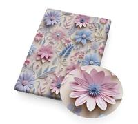 Tissu De Coton Sergé Imprimé 50*145 cm 3D Style impression fleur Polyester coton tissu tissu couture Quilting tissus couture matériel bricolage fait main rideau Tissu En Coton(1235474,50X145CM_POLYEST