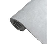Tissu de doublure de toit de voiture en velours, taille 50x140cm for la réparation intérieure de bricolage(Light Grey)