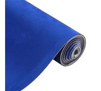 Tissu de doublure de toit de voiture en velours, taille 50x140cm for la réparation intérieure de bricolage(Blue)