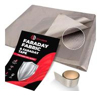 Tissu de Faraday (44'' x 36'') - Bouclier 5G et EMP pour la maison - Sacs de Faraday de qualité militaire pour la protection EMP et EMF - Tissu de blocage RFID Bouclier EMF Brouilleur WiFi