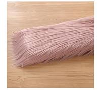 Tissu de Fausse Fourrure 9cm Fausse Peluche Tissus en Poil Synthétique pour Bricolage, Artisanat, Cosplay, Fond de Photo, Zone de Fursuit, Tapis, Costumes, Décoration de Maison, 45x25cm (Color : Pink