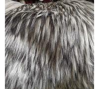 Tissu de Fausse Fourrure de Raton Laveur de Luxe Teinté en Pointe pour Artisanat DIY, Fourrure Longue Douce et Moelleuse de 80mm en Fausse Fourrure pour Manteaux, Costumes, Écharpes, Tapis 160x20cm