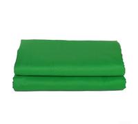 Tissu de fond vert pour photographie d'écran pour enseigner des vidéos et des portraits, coton polyester lavable, épais, non réfléchissant et facile à plier (vert 1 x 3 m)