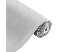 Tissu de Garniture de Toit de 150G pour Voiture, Camion, Camping-car, VUS, Bateau, Intérieur Automobile, Réparation de Toit DIY, Remplacement de Tissu Suédé Gris clair 76" de longueur × 60" de largeur