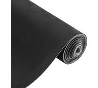 Tissu de Garniture de Toit de 150G pour Voiture, Camion, Camping-car, VUS, Bateau, Intérieur Automobile, Réparation de Toit DIY, Remplacement de Tissu Suédé Noir 22" de longueur × 57" de largeur