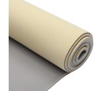 Tissu De Garniture Toit 91 X 152 Cm Pour Voiture, Camion, Camping-Car, Vus, Intérieur Automobile, Réparation Toit Diy, Remplacement Mousse Support, Tissu Maille Respirant Beige