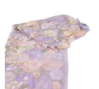 Tissu de gaze doux avec broderie exquise, idéal pour les vêtements et les travaux manuels (style A)