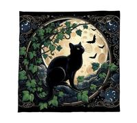 Tissu de lecture portable lavable en velours mystique, tapis de rituel durable pour cérémonies de divination, tarots mystérieux, accessoire de jeu de société
