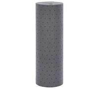 Tissu de liaison d'huile gris 40 x 1000 cm en polypropylène - Tapis absorbant pour atelier et ménage - Résistant à la déchirure - Léger - Peut être découpé - Pour huile, eau, boissons, nettoyage