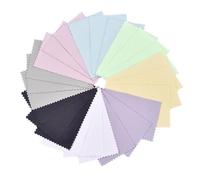 Tissu de nettoyage pour bijoux, Lot de 10 chiffons de polissage for argent, multicolores, plusieurs tailles(Mix,8 * 6cm)