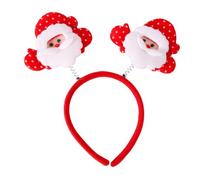 Tissu de Noël en tissu de Noël Soft Tree Reindeer Antler Santa Star Hairband Holiday Habit-up Hair Hoop Party Cosplay Accessoire pour les femmes H