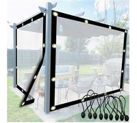 Tissu de Pluie Transparent Bâche - YSTP - 1.5x2m - Indéchirable - Imperméable - Jardin, patio, terrasse