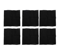 Tissu de Point de Croix 14 Count en Coton Noir Idéal pour Broderie Tapis et Artisanat Maille Régulière Profesionnels Modèle 020