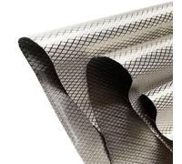Tissu de Protection Contre EMF, Faraday Tissu de Blindage EMI RFID Chiffon Blocage du Signal RF Compteur Intelligent étui Anti RFID Clé Voiture Faraday,silver-1m