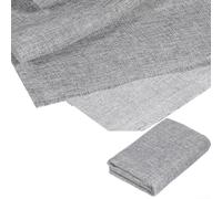 Tissu de protection Dacron pour haut-parleur pour restaurer l'équipement audio vintage et une dispersion sonore équilibrée (gris)