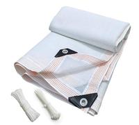 Tissu de qualité supérieure pour Pera - Protection UV 80 % - Disponible en 2 x 2, 3 x 4, 4 x 4, 5 x 10 m - Idéal pour jardin, terrasse, balcon, serre - Tissu blanc Sune