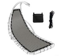 Tissu de rechange élégant pour balancelle suspendue, tissu de rechange élégant pour balancelle suspendue en textilène, parfait pour la relaxation (diamant A)