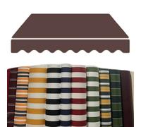 Tissu De Rechange for Auvent De Terrasse Rétractable, Toile D'Auvent Anti-UV Et Imperméable, Extérieur Toile for Store Banne De Jardin(Coffee Brown,13x6.5ft/4x2m)