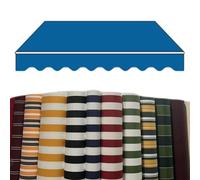 Tissu De Rechange for Auvent De Terrasse Rétractable, Toile D'Auvent Anti-UV Et Imperméable, Extérieur Toile for Store Banne De Jardin(Navy Blue,13x8ft/4x2.5m)