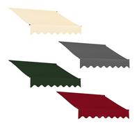 Tissu De Rechange for Auvent De Terrasse Rétractable, Toile for Store Banne, Anti-uv Et Imperméable, Cadre Non Inclus, Toile D'Auvent Tissu De Rechange for Store, Banne De Jardin Terrasse Extérieur,(B