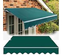 Tissu de rechange imperméable et résistant aux UV pour auvent d'extérieur, 5 x 3,5 m, pour balcon et jardin, matériau durable pour protection solaire et résistant aux intempéries