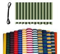 Tissu de rechange pour auvent de terrasse - Polyester enduit de vinyle super lourd avec protection UV pour un usage domestique et commercial