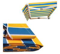 Tissu de rechange pour auvent de terrasse rétractable et manuel - Imperméable - Pour extérieur - Jaune, 180 x 150 cm