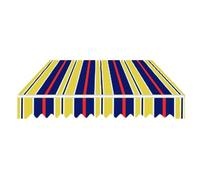 Tissu de rechange pour auvent - Housse de protection pour auvent en tissu résistant aux intempéries - 4 couleurs, 21 tailles, idéal pour terrasse et balcon