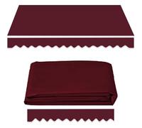Tissu de rechange pour auvent rétractable - Imperméable - Protection UV - Pour terrasse, balcon, terrasse - 250 x 150 cm - En polyester durable