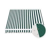 Tissu de rechange pour auvents 3 x 2 m, 4,5 x 2 m, 3,5 x 2,5 m, 6 x 2,5 m, toile imperméable pour auvent (cadre non inclus) 6 x 2 m