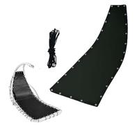 Tissu de Rechange pour balancelle Suspendue conçu pour Une Installation Facile et Un Confort Tissu,résistant aux intempéries, pour hamac de Jardin et terrasse(64 x 197 x 23 cm)