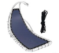 Tissu de rechange pour balancelle suspendue d'extérieur et d'intérieur, conçu pour s'adapter à de nombreux modèles de chaises en textilène, fabriqué à partir de matériau durable (bleu marine B)