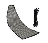 Tissu de rechange pour balancelle suspendue, fabriqué pour s'adapter à différents modèles de textilène, améliore le confort et la facilité d'utilisation en intérieur et en extérieur (1 pièce sans