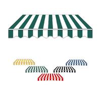 Tissu de rechange rétractable pour auvent extérieur, 300 x 200 cm, vert