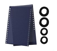 Tissu de rechange robuste pour fauteuil inclinable 160 x 48 cm avec sangles en corde pour une assise confortable (bleu)